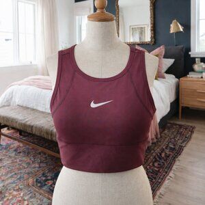 Nike Pro Combat Dri-fit compression Dark Rose Ladies Large Workout Tank